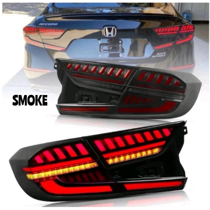 ไฟท้าย​ แต่ง​ HONDA​ ACCORD​ G10​ ปี​ 2018​ 2019​ 2020​ 2021​ 2022​ํ​ LED​ (1ชุด/4ชิ้น)