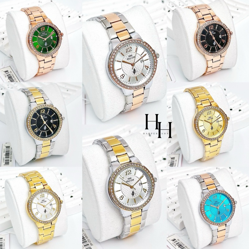 PARIS POLO CLUB PPC-230406 หน้าปัด34มม. ของแท้ ประกันศูนย์ไทย 1 ปี