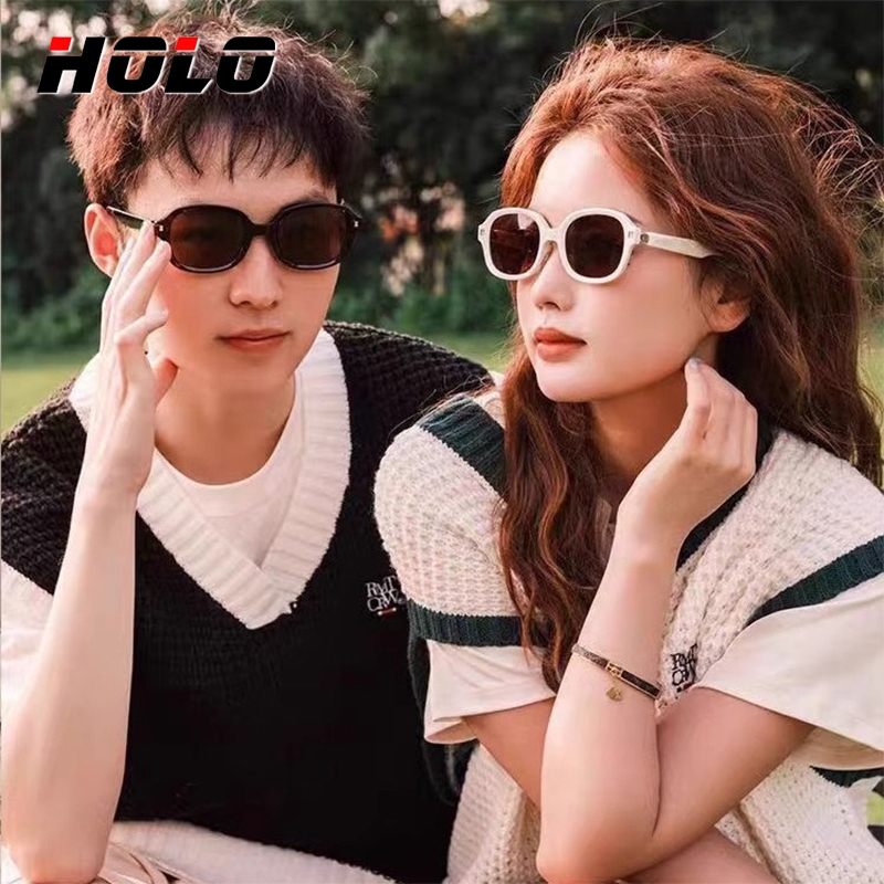 สไตล์ใหม่ พับเก็บได้แว่นกันแดด  ป้องกันแสงสีฟ้า แฟชั่นวินเทจ แว่นตา  เพศไม่จำกัดเหมาะสำหรับคู่รัก