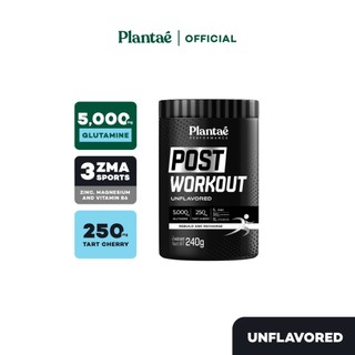 Plantae Performance Post Workout : รส Unflavored 240g ทานหลังออกกำลังกาย เวทเทรนนิ่ง คาดิโอ