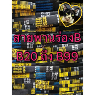 สายพานรถไถนา สายพานร่องB 20 - B99  สายพานเกษตร ร่องบี ตราหมา…