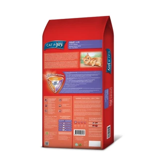 Cat'n joy 20kg อาหารแมว แค็ท เอ็นจอย สำหรับแมวโตทุกสายพันธุ์ ขนาด 20kg