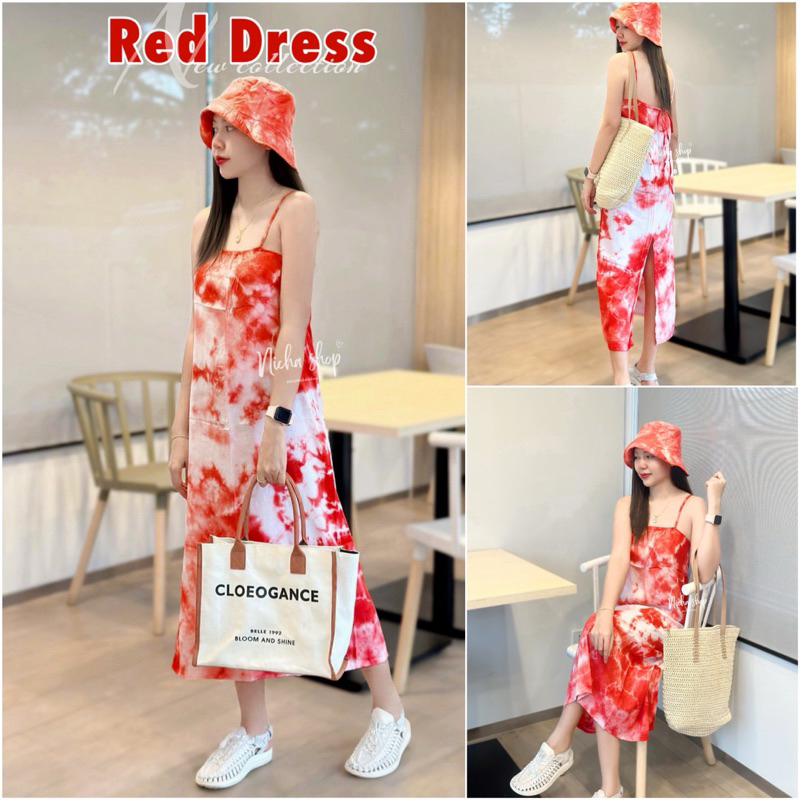 ชุดเดรสผ่าหลังมัดย้อม - รูปที่ 2