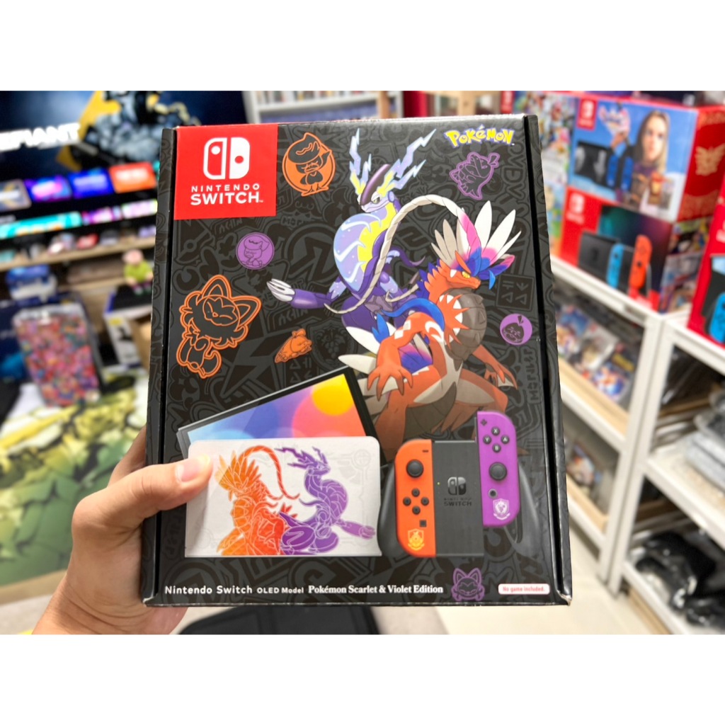 เครื่อง Nintendo Switch Oled Pokemon Scarlet & Violet สภาพสวยสะสม