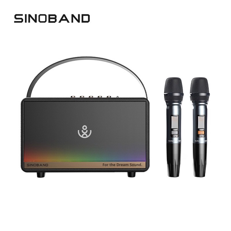 SY xdobo SINOBAND BMTL Mirage 130W ไมค์ไร้สาย 2 ตัว ลำโพงบลูทูธ ลำโพงคาราโอเกะ ลำโพงปาร์ตี้