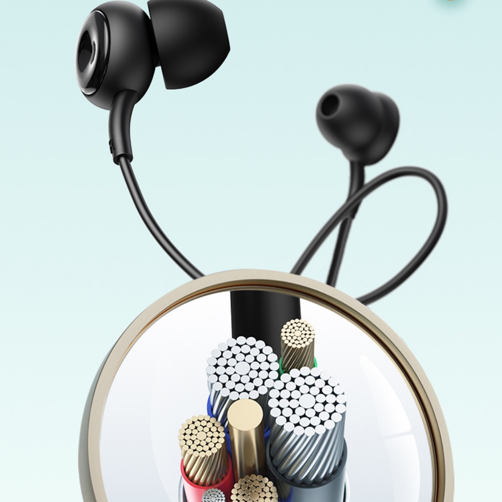 Remax Type-c and Lightning หูฟังแบบมีสายสำหรับฟังเพลง และโทร RM-510