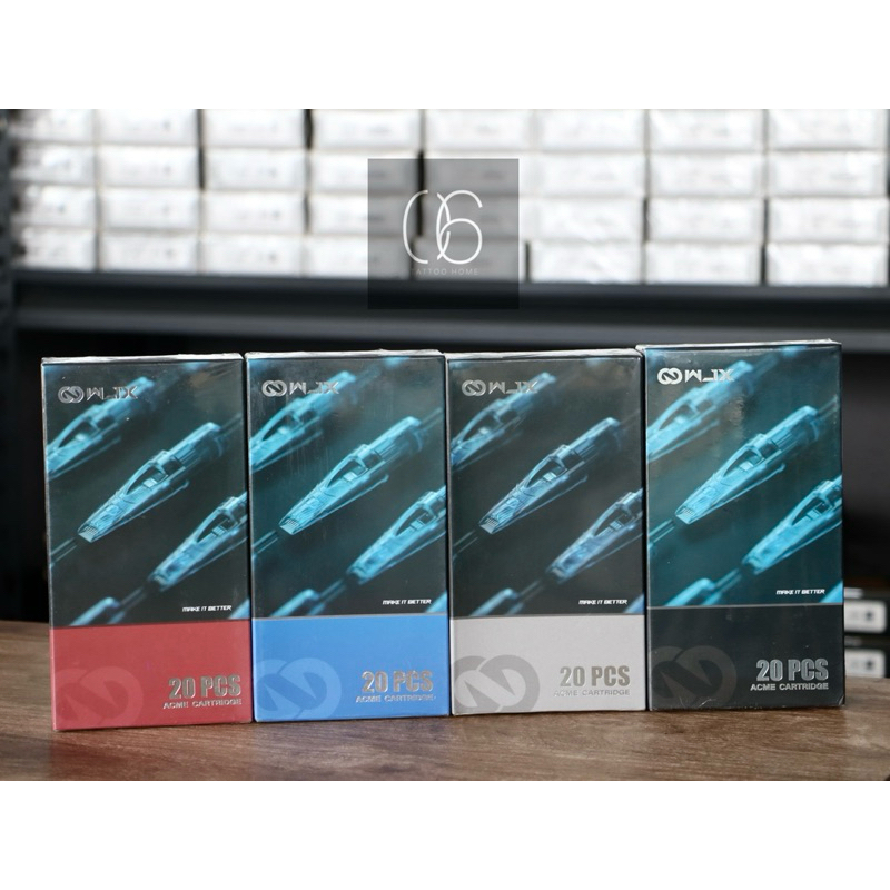 เข็มสัก WJX Tattoo Cartridges (กล่อง/20)/RL RM RS M1 tattoo/tattoo needle/อุปรณ์สัก/