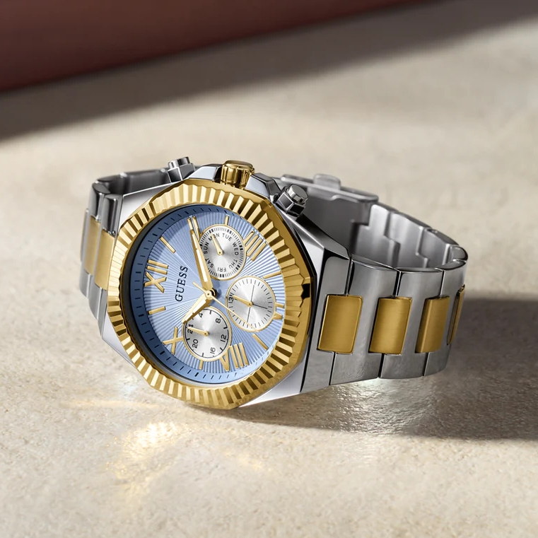 F.A ของหม่คะ Guess ผู้ชายนาฬิกาข้อมือชายหน้าปัดใหญ่ สวยหรูมีระดับ GW0703G1 GW0703G2 GW0703G3 GW0703G4 GW0703G5 44MM