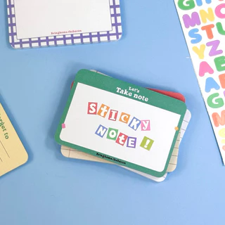 Bringhome Sticky note โพสต์อิท กระดาษโน๊ตมีกาว