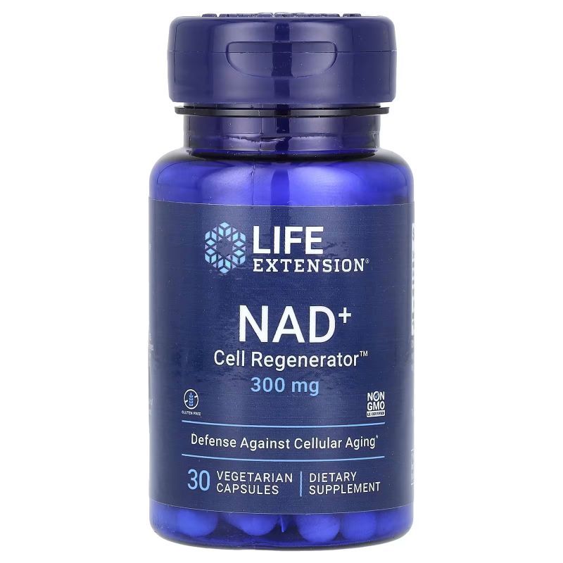 NAD+, Life Extension NAD+ Cell Regenerator™ Nicotinamide Riboside 300 mg 30 Vegetarian Capsules