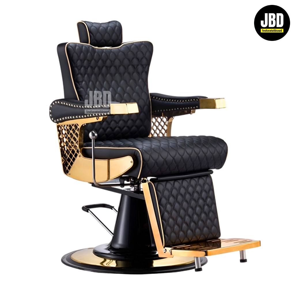 JBD storehouse เก้าอี้ตัดผม เก้าอี้บาร์เบอร์ ไฮโดรลิคปรับสูง-ต่ำได้ ปรับเอนนอนได้  รหัสรุ่น:JBD3103 (พร้อมส่งในไทย)