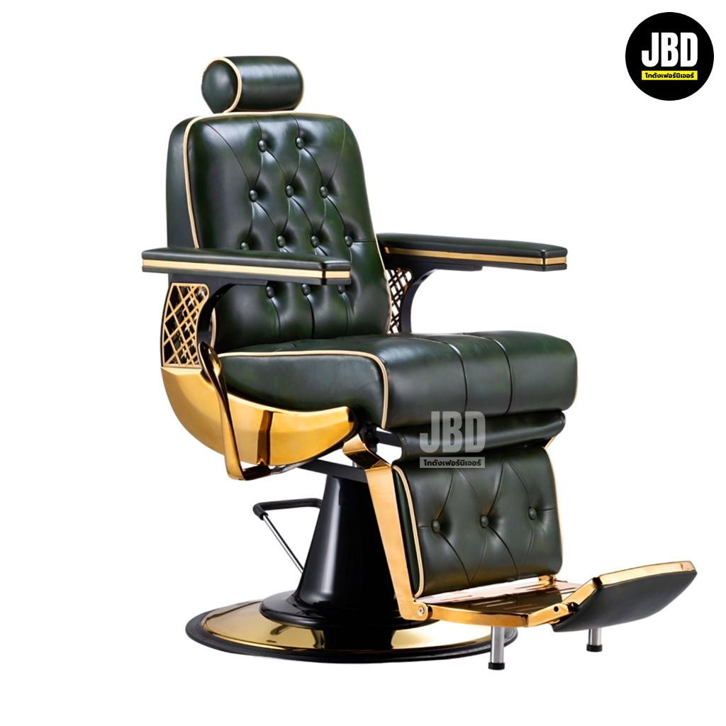JBD storehouse เก้าอี้ตัดผม เก้าอี้บาร์เบอร์ ไฮโดรลิคปรับสูง-ต่ำได้ ปรับเอนนอนได้  รหัสรุ่น:JBD3108 (พร้อมส่งในไทย)