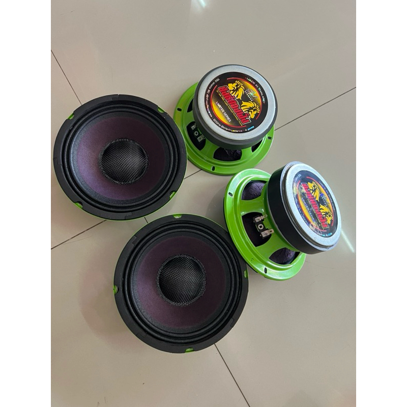 1250บาท 4ดอก ลำโพงกลางโม งานประกอบไทย 6.5”120วอย35.5 ยี่ห้อBSS