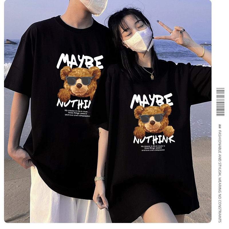 D781เสื้อยืดแขนสั้ง สำหรับชายและหญิง ลายสวยแฟชั่งนานาชาติร์**ปลีก-ส่ง