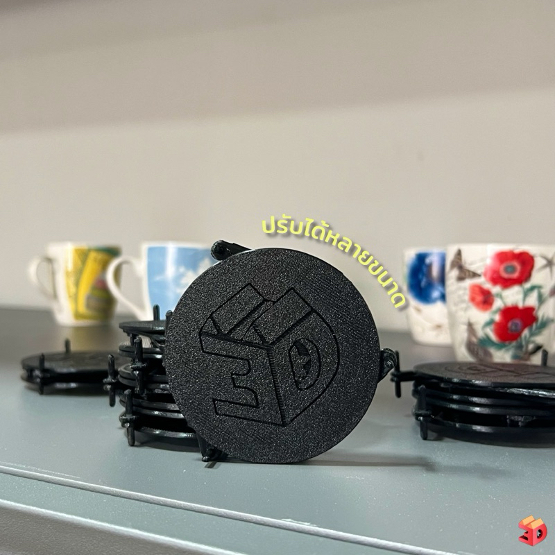 mug stackers ที่วางแก้วกาแฟเพื่อให้ซ้อนกันได้งานจากการพิมพ์สามมิติ