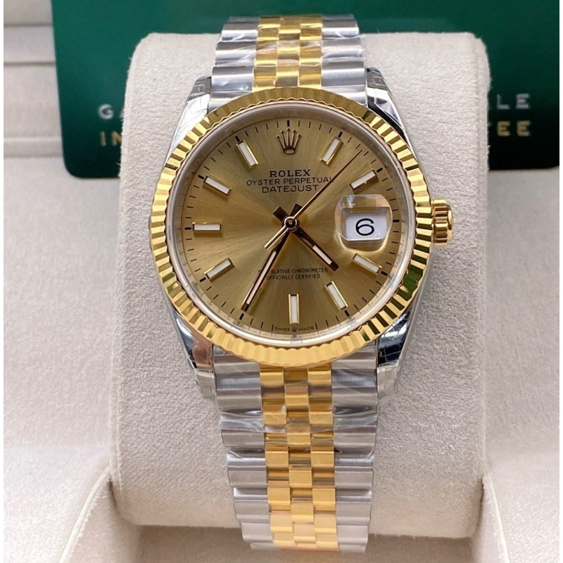 นาฬิกา ROLEX OYSTER PERPETUAL DATEJUST SWISS โรงงาน VSF ใส่สลับแท้