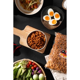 แพ็คเกจใหม่ น้ำพริกหมูกระจกดั่งเดิม ขนาด 500 กรัม