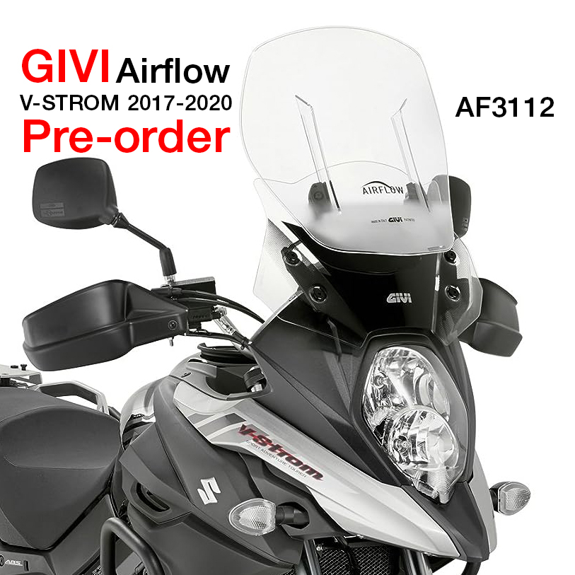 【Carlos】ของแท้💯SUZUKI ชิวหน้า GIVI Airflow v-strom650 AF3112B ใส่ปี 2017-2020