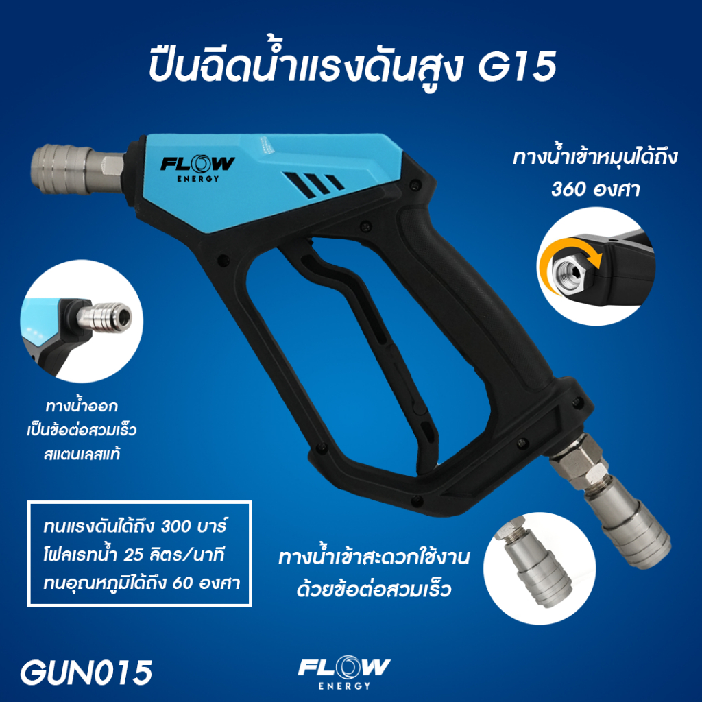 ปืนฉีดน้ำแรงดันสูง รุ่น G15