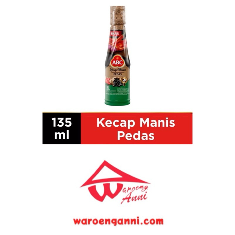 Indonesia Kecap Manis Pedas / Hot Sweet Soy Sauce ,135 ml