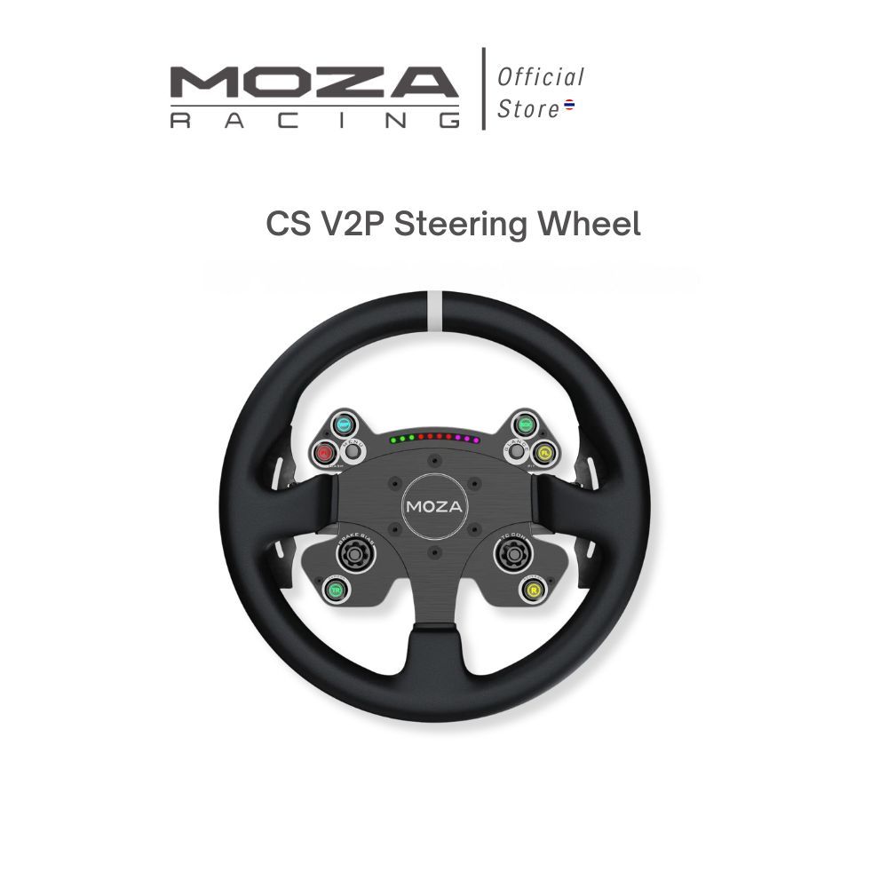 MOZA CS V2P Steering Wheel พวงมาลัย รุ่น MZ-RS057 รองรับ PC