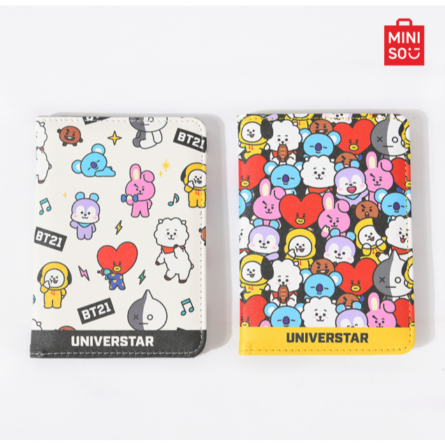 MINISO เคสพาสปอร์ต ซองใส่พาสปอร์ต BT21 Collection