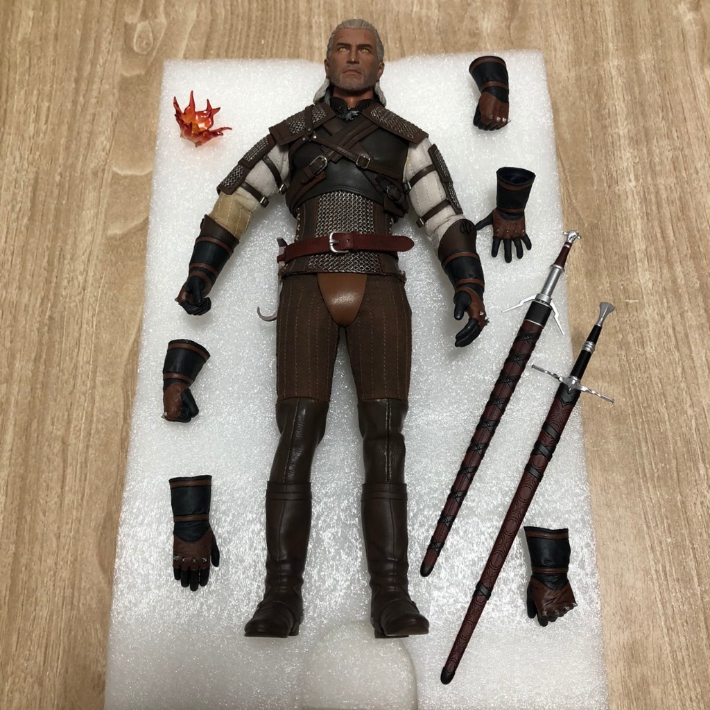 1/6 Scale Figure White Wolf the witcher 3 Geralt Monster Hunter Game Ver Custom
