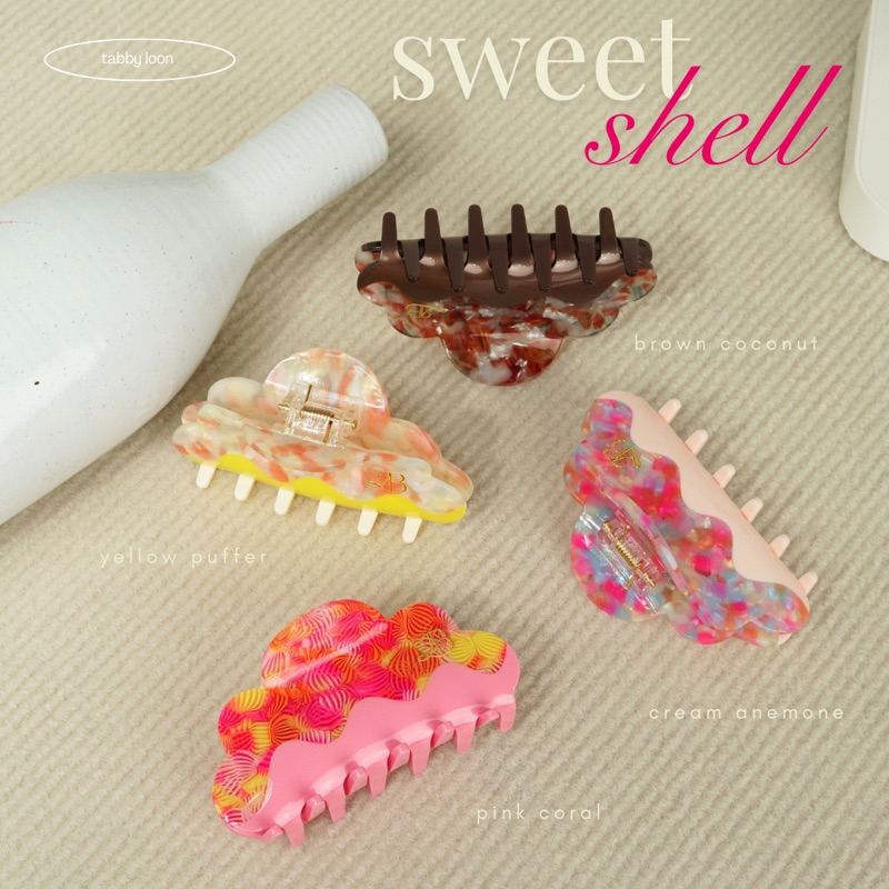 Tabby Loon Sweet Shell Hair Claw กิ๊บติดผม