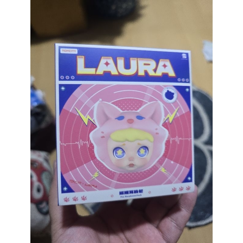 Art Toy ToyCity พร้อมส่ง Laura animal กระเป๋าพวงกุญแจแบบซิป เปิดตูดเช็คการ์ด ไม่แกะฤง