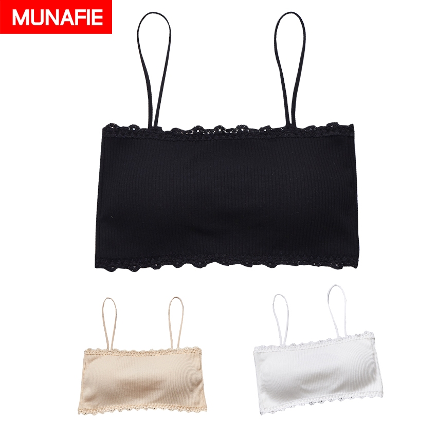 MUNAFIE เสื้อเกาะอก เกาะอก สปอร์ตบรา  ชุดชั้นใน No.T137 T106