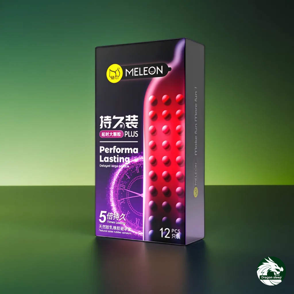 Meleon ถุงยางอนามัย อึด รุ่นPreforma ปุ่ม001 ไซส์52+-2