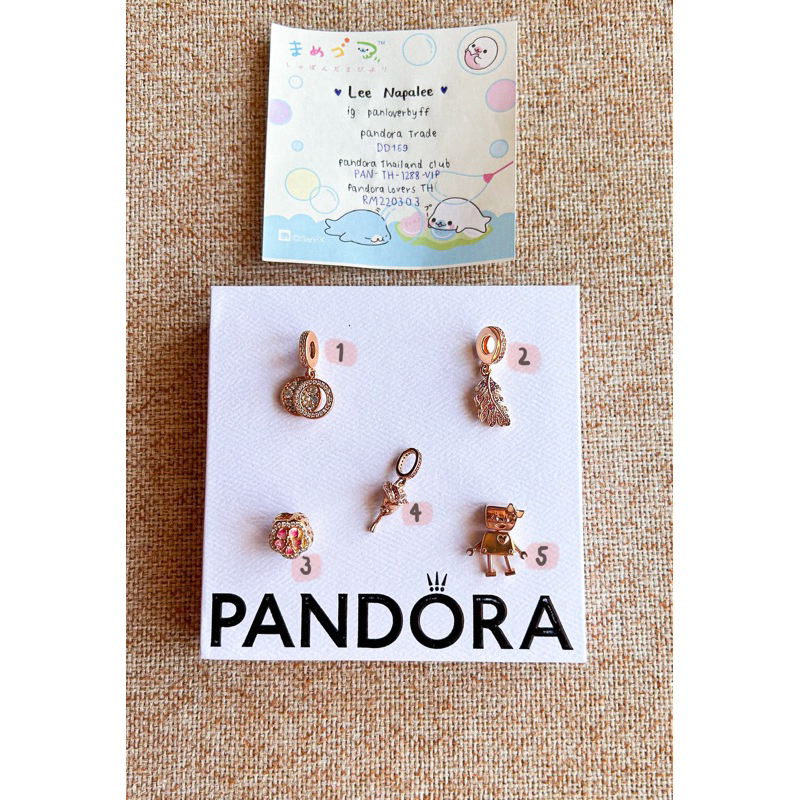 Pandora rosegold ของใหม่ แท้ 100%