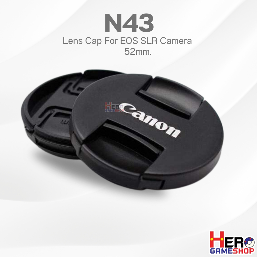 ฝาปิดหน้าเลนส์กล้อง  Canon Lens  Cover  43-82 mm./ฝาครอบเลนส์กล้องแคนนอน หลายขนาด
