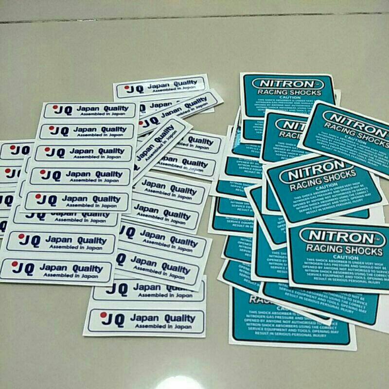 สติกเกอร์ NITRON ชุดได้1ใหญ่1เล็ก