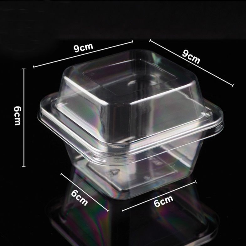 กล่องสี่เหลี่ยมใสพร้อมฝา MC001 / MC002 / MC003