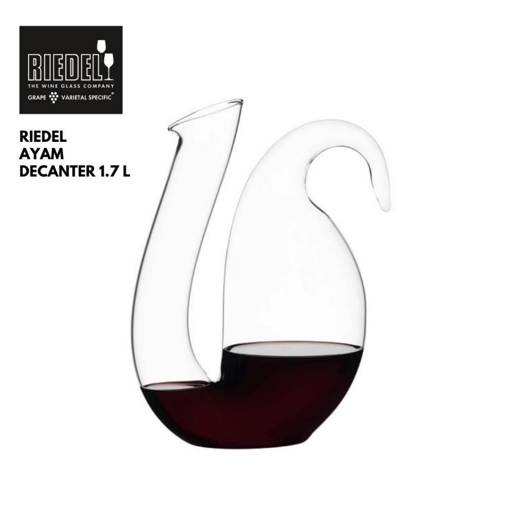 RIEDEL AYAM DECANTER 1.7L - เหยือกพักไวน์คริสตัล แฮนด์เมด รุ่น AYAM