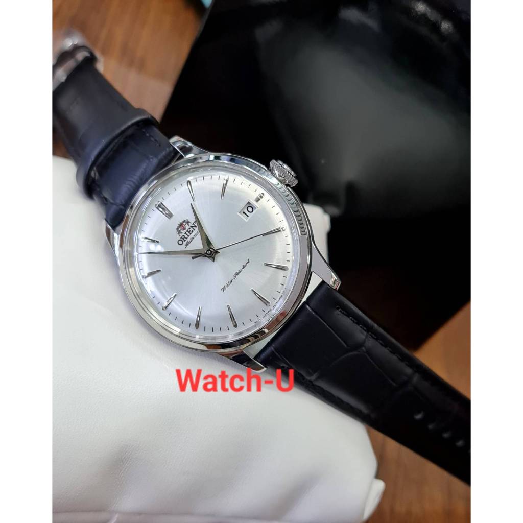 นาฬิกาข้อมือ Orient Automatic vintage Watch ไซส์ 38.4mm รุ่น RA-AC0M03S เรือนเงินหน้าเงิน