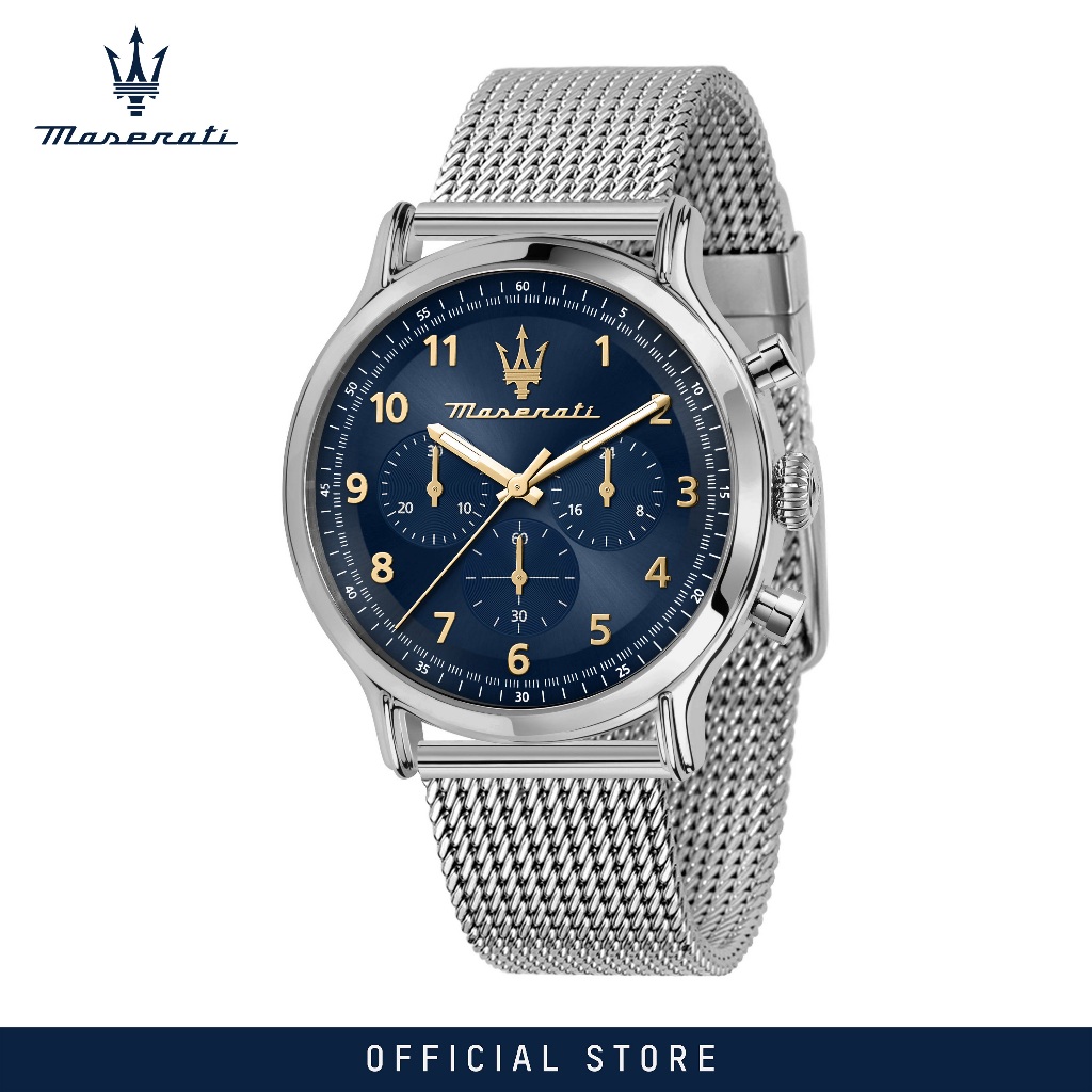【Online Exclusive】Maserati Epoca 42mm Men's Quartz  นาฬิกาข้อมือแฟชั่น  R8873618022 Japan Movement