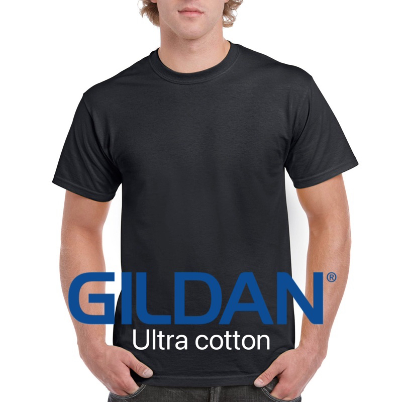 Gildan รุ่น Ultra Cotton (อุลตร้า) 💥สีดำ