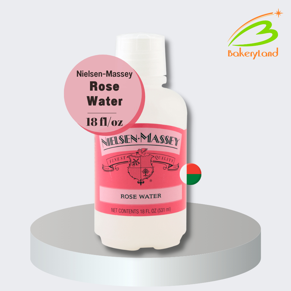 กลิ่นกุหลาบ Rose Water Flavors Nielsen-Massey ขนาด 18oz. (531ml.)