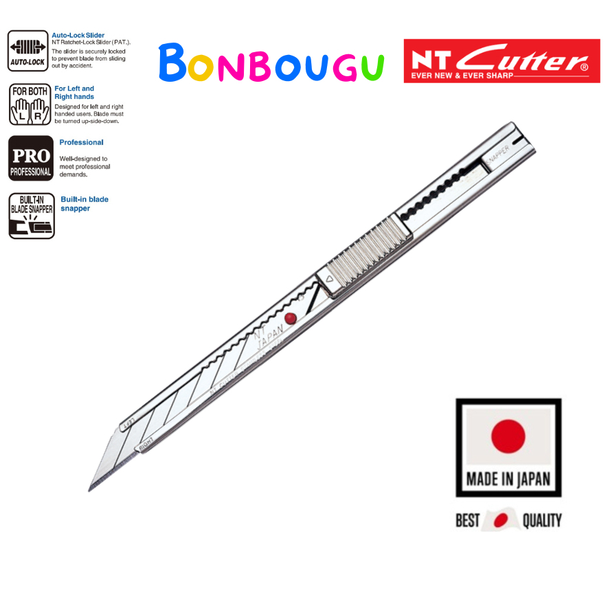มีดคัตเตอร์ NT PRO AD-2P ด้ามสเตนเลส