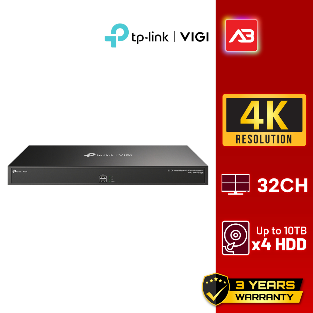 VIGI เครื่องบันทึก 32 ช่อง รุ่น VIGI NVR4032H