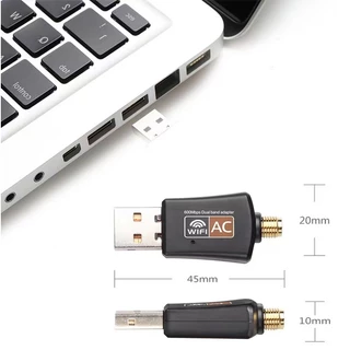 wireless แบบ usb wifi 600Mbps รองรับคลื่นสัญญาณ2.4G +5.0G (สินค้ามี4รุ่นให้เลือก)