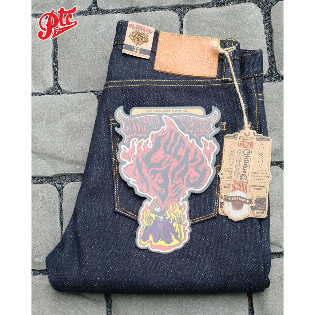 กางเกงยีนส์ Oldblue  7.75" Cut - 20.6 Oz Dust Devil Selvedge SANF