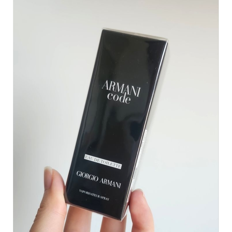 🔥แท้/พร้อมส่ง✅️กล่องซีล Giorgio Armani Code Eau De Toilette 15ml หัวสเปรย์