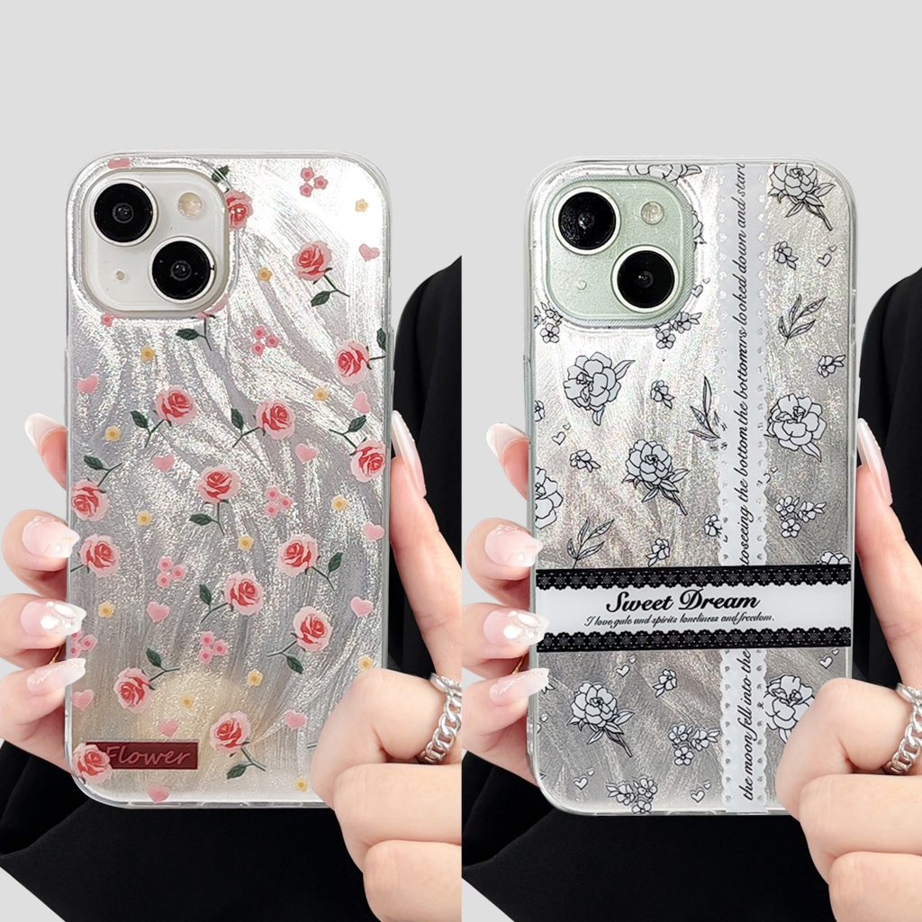 เคส ออปโป้ A78 เคสลายดอกไม้ CASE OPPO A5S A15 A16 A17 A18 A53 A54 A57 A77S A58 A52020 RENO4 RENO5 RENO10 RENO8T