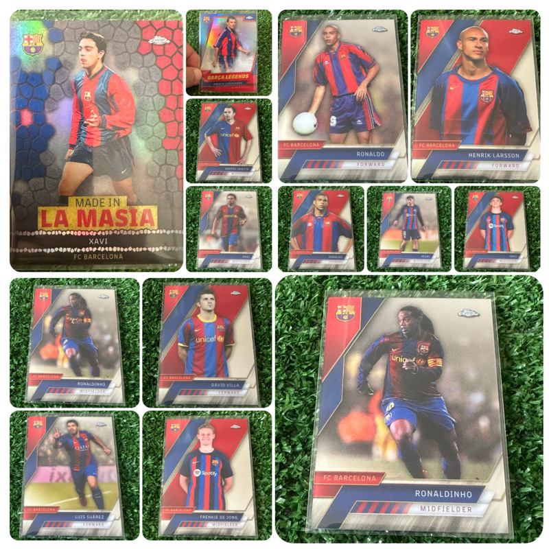 การ์ดบอล บาเซโลน่า จากกล่อง TOPPS CHROME BARCELONA ลิขสิทธิ์แท้