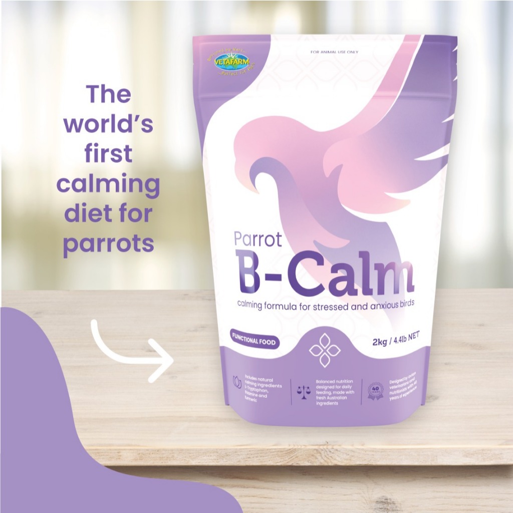 อาหารนก Parrot B-calm แก้นกเครียด