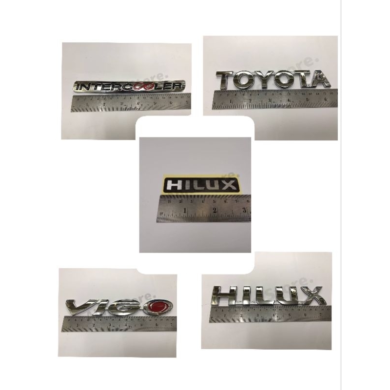 พลาสติกชุบโครเมียม HILUX / INTERCOOLER / VIGO / TOYOTA สำหรับติดรถ TOYOTA VIGO ทุกปี