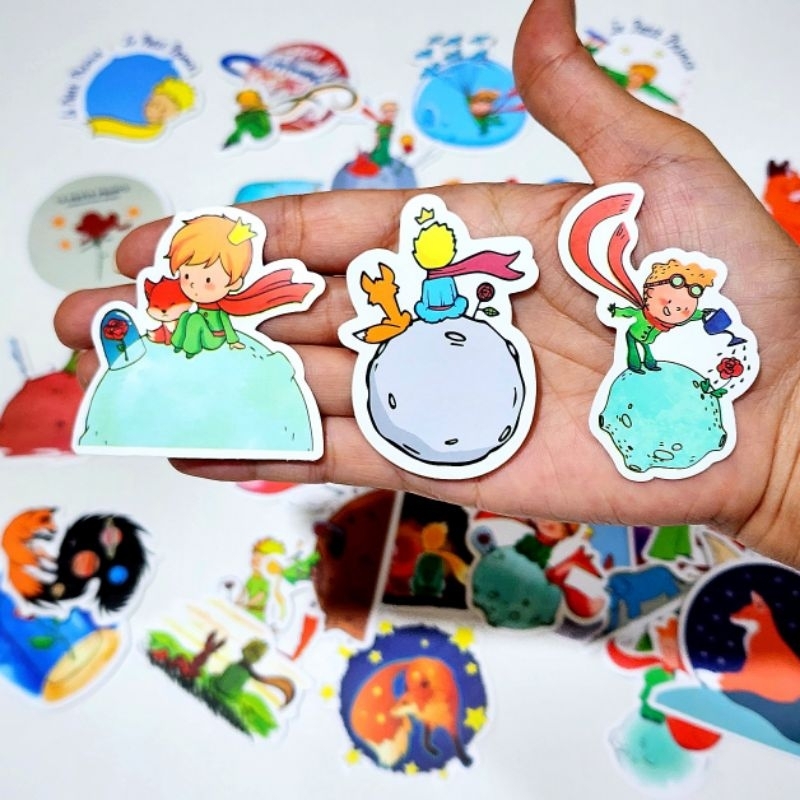 สติ๊กเกอร์ Le Petit Prince เจ้าชายน้อย The Little Prince ติดแน่น กันน้ำ (50 ชิ้น) sticker